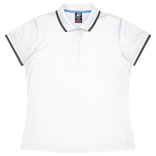 Northbridge Womens Polos White Slate